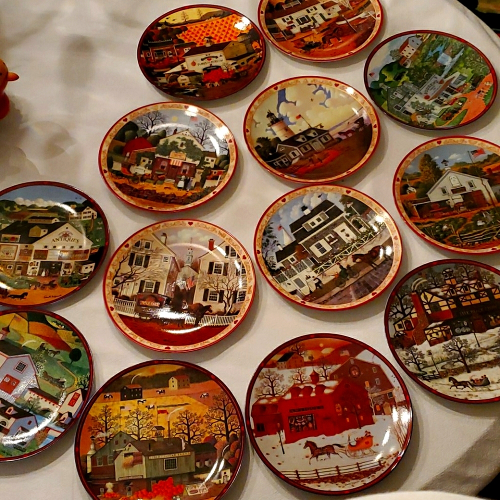 Charles wysockis limited edition numbered plates